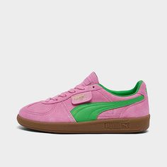 Women's Puma Palermo Special Casual Shoes Puma Fashion, Puma Palermo, British Football, Sport Automobile, Sneakers Puma, Green Sneakers, Colour Blocking, Puma Suede, Puma Sneakers