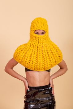 Yellow Merino Balaclava, Knit Balaclava, Full Face Knit Mask DETAILS - Made from Sorf Merino Yarn ,Amr Knit Bacalava - The model is 170 cm tall (regular S) - The sweater on picture is size -One Size - Color on photo - Yellow -In this listing i sell only Bacalava SIZE CHART MOLI MARKS HATS: Details Hat in the pictures : 1-Hat Length58cm,22,8inch 2-Hat Width 25cm,9,8inch 3- Hat Width low End 54cm,21,3inch 100% wool merino yarn -------What will be shipping fees?--- We use Standart shipping with tra Winter Crochet Stretch Sweater, Crochet Stretch Sweater For Winter, Fitted Winter Knitting Pattern, Winter Chunky Knit Fitted Knitting Pattern, Winter Fitted Knitting Pattern In Yarn, Fitted Knit Knitting Pattern For Winter, Fitted Wool Knitting Pattern, Hand Knitted, Winter Knitting Pattern For One Size Fits Most, Casual Fitted Knitted Balaclava