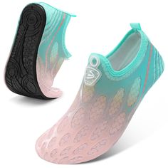 PRICES MAY VARY. High Stretch&Quick Dry:these womens mens water shoes are made of breathable,soft and high elastic diving material with quick drying function,keeping your feet cool and comfy. Soft&Durable Soles:these aqua shoes are made of soft and durable rubber that with non-slip bump texture design will protect your feet safe when you are beach or pool walking or hiking trip or exploring rivers,lakes,waterfalls,or mountain stream activities. Portable:these barefoot swim aqua socks are soft an Mens Water Shoes, Aqua Socks, Water Shoes For Men, Mountain Stream, Aqua Shoes, Socks Sneakers, Swim Shoes, Beach Swim, Yoga Training