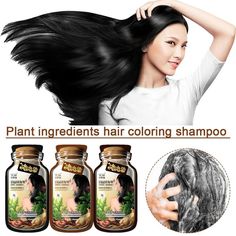 Description Description&Previewshipping&policy Description: Describe Product name:Natural Plant Hair Dye Specification:20mlx1pcs Shelf life:Three years Colors:Natural Black,Black Teal,Chestnut Brown Dosage reference: Short hair 2-3 packs Qier short hair 4-5 packs Shoulder-length long hair 6-7 packs 8-10 bales of waist-length hair Note: According to the amount of hair used, it is recommended to buy more boxes for more hair. Package Contents: 1 * Natural Bubble Dye Preview: Thank you for your purchase Problems? You can follow below process to contact us. There is a time zone difference,but we will do our best to quickly response to your questions: Shipping ● We will arrange shipping for you within 24 Hours after payment cleared except the holidays. ● We always send the item to the address yo Shampoo Black Hair, Gray Hair Dye, Plant Hair, Black Hair Shampoo, Hair Dye Shampoo, Shampoo Natural, Grey Hair Dye, Waist Length Hair, Black Hair Dye