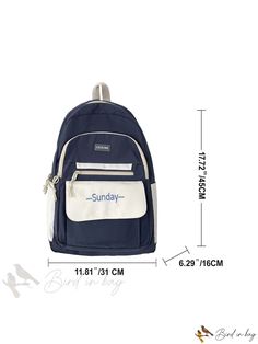 Bird in Bag - Cute Aesthetic Middle to High School Backpack for Teen Boys and Girls, Small Laptop Backpack for 15.6 Inch Devices Casual Blue Student Backpack, Blue Portable Backpack For Back To School, Cheap Blue Backpack, Blue Backpack-style Shoulder Bag, Blue Backpack-style Shoulder Bag With Pockets, High School Backpack, 31 Bag, Small Laptop, School Backpack