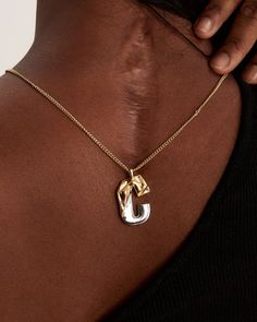 On a delicate curb chain, this unique initial C pendant necklace is here, with its deconstructed silhouette and contrasting colors, polished finishes breaking free from rough folds, filling the gaps in fashion for fun to coexist with a sense of free spirit.
The unwrapped signature is not merely well-made or cool-looking; it tells a whole story.
Sign off your necklace layers with a statment initial that say it all.


 


Length: 21.6in
Width: 2mm
Stone: Brown
Pendant Size: 26.5x18mm
Material: Cry Letter C Necklace, C Necklace, Necklace Layers, Initial C, Creative Jewelry Photography, Breaking Free, Letter C, Jewelry Photography, Play Dress