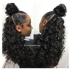 Birthday Hair, A Ponytail, Hairstyles Braids, Natural Hairstyles, Love Hair, Crochet Hair Styles, Long Curly, Black Girls Hairstyles