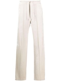 ivory white stretch-design velour elasticated drawstring waistband pressed crease two rear flap pockets straight leg Ford Sport, Cotton Viscose, Mens Activewear, Ivory White, Drawstring Waistband, Sport Pants, Flap Pocket, Tom Ford, Track Pants