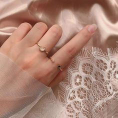 Moon Ring Set 011 - Abbott Atelier Bee Ring, Branch Ring, Moon Decor, 2 Rings, Wedding Rings Rose Gold, Moon Ring, Blue Gems, Open Design, Cute Rings