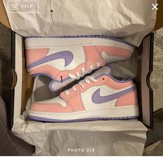 Super Cute, Arctic Punch Air Jordan 1 Youth Size 6.5 Equivalent To Women Size 8 Dunks Pink, Cute Jordans, Ideas Closet, Air Force Shoes, Nike Tennis Shoes, Fresh Shoes, Cute Sneakers, Fancy Shoes, Hype Shoes