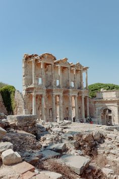 the ruins of the ancient city of ephes