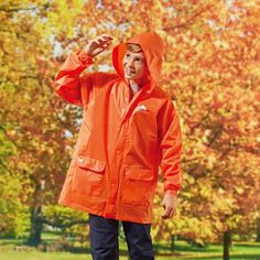 New Ozark Trial Youth Safety Orange Outdoor Lightweight Rain Jacket With Storage Bag. Size Youth Large/X-Large New With Tags - Never Been Worn Features: Water Resistant Pvc Free Design Front Snaps Fits 32-37 Inch Chest Product Weight 0.28 Lbs Reasonable Offers Accepted On Single Item Purchases. Bundle & Save On Shipping Up To 5lbs Shipping The Same Day Or Next Business Day, Not On Weekends Or Federal Holidays. Fall School Outerwear With Adjustable Hood, Fall Outerwear With Adjustable Hood For School, Casual Long Sleeve Rainy Season Outerwear, Casual Long Sleeve Outerwear For Rainy Season, Rainy Season Outerwear With Pockets For Outdoor Activities, Orange Outerwear For Outdoor Activities In Fall, Hooded Outerwear For School, Long Sleeve Outerwear For Rainy Streetwear, Long Sleeve Outerwear For Rainy Season Streetwear