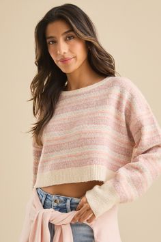 Embrace cozy chic with this fair isle cropped sweater. Its intricate pattern and flattering fit make it a versatile piece perfect for layering or standalone style. White Dress Skirt, Christmas Boots, Jean Trends, Cozy Chic, Altar'd State, Cropped Cardigan, Christmas Dress, Dress With Bow, Cropped Sweater