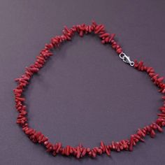 "16\", vintage Sterling silver handmade coral beads necklace, stamped 925" Handmade Silver Beaded Necklaces With Red Coral, Silver Necklace With Polished Red Coral Beads, Prayer Ring, Coral Beads Necklace, Savannah Ga, Handmade Charms, Baroque Fashion, Coral Beads, Beaded Necklaces