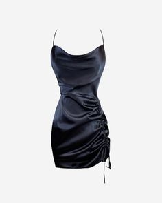 Get ready for a night out with the Catania Cowl Neck Mini. This flowing and ruched dress features a side tie for added flair. With adjustable straps and a cowl neck, you'll look effortlessly chic while staying comfortable all night long. Perfect for all your formal activities (or just hitting the town with friends)! Adjustable straps Zipper closure on back (black zipper) Ruched slide slit (adjustable) True to size Polyester/Satin Polyester Satin, Catania, Ruched Dress, Hip Length, Cowl Neck, Night Out, Adjustable Straps, Little Black Dress, Satin