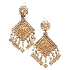 22K Gold Indian Dangle Chandelier Earrings, Early 1900's For Sale at 1stDibs | 22k gold indian earrings, indian chandelier earrings, jhumka flirting lines Indian Chandelier, Gold Indian Earrings, Flirting Lines, Earrings Jhumka, Types Of Earrings, Earrings Indian, Modern And Antique, Indian Earrings, French Wire