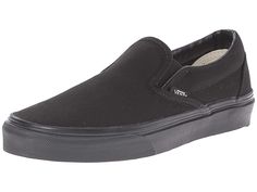 Vans SINGLE SHOE - Classic Slip-On Core Classics - Athletic Shoes : Black/Black (Canvas) : This shoe is part of the . It is being sold as a SINGLE shoe . If you need assistance buying single or different size shoes, please click The shoes that started it all... the iconic Vans Classic Slip-On Core Classics skate shoes. Casual shoes with Vans' classic Off the Wall outsole. Durable canvas uppers (unless noted in color name) for long lasting wear. Padded collar and footbed for supreme comfort, fit, Classic Vans Canvas Shoes For Skateboarding, Vans Slip-on Canvas Shoes For Skateboarding, Vans Slip-on Skateboarding Shoes, Slip-on Canvas Shoes With Rubber Sole For Skateboarding, Vans Slip-on Canvas Skate Shoes, Slip-on Canvas Shoes With Rubber Toe Cap For Streetwear, Classic Slip-ons With Vulcanized Sole For Streetwear, Classic Vans Canvas Shoes With Rubber Sole, Casual Slip-resistant Skate Shoes