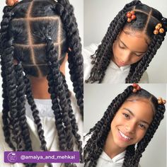 Protective Natural Hairstyles, Twisted Braid Hairstyles, Braid Hairstyles Ideas, Two Strand Twist Hairstyles, Daughter Hairstyles, Twisted Braid, Hairstyles Girl, Kids Curly Hairstyles, Lil Girl Hairstyles