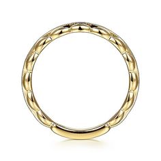 Oval stations give this 14K yellow gold stackable ring a unique flair. Wear it individually or use it to add variety to your signature ring stack. Luxury Oval Stackable Rings, Yellow Gold Stackable Ring, Signature Ring, Signature Rings, Gold Rings Stackable, Ring Stack, Stackable Ring, Stackable Rings, Stacking Rings