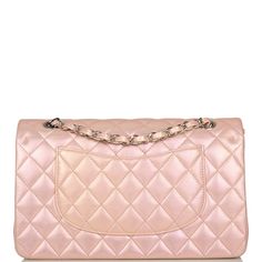 This Medium Classic Double Flap bag is in pink iridescent lambskin leather with silver tone hardware and features a front flap with signature CC turnlock closure, half moon back pocket, and adjustable interwoven silver tone chain link and pink leather shoulder strapDelivery 5-8 or 10-15 working days Please note that during high season and Sale period, delivery times may be affected We accept payment with a Credit card, Debit card, or PayPal.Note: Our Items are totally New High quality Brand Inspired Refurbished. Please make sure you are well aware of it before buying any of the Item. T&C's Apply in case of refunds.Please send us message on below chat to confirm availability. We will send the Refurbished Model in case you place an order with us. Enjoy Shopping.Always Send Us message to conf Chanel Box, Pink Iridescent, Pink Leather, Flap Bag, Lambskin Leather, Half Moon, Pink Bag, Silver Hardware, Chain Link