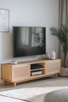 tv stand for modern living room Small Apartment Tv Stand, Outdoor Tv Ideas, Tv Stand Ideas, Farmhouse Designs, Stand Ideas