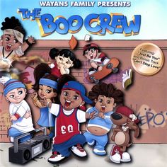 the boocren album cover with cartoon characters and an image of children playing instruments