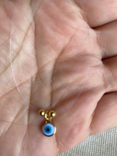 Evil Eye Necklace *Invisible Necklace * Floating Illusion Necklace *Jewelry *Transparent Necklace *Handmade Jewelry*Protection* Transparent Necklace, Invisible Necklace, Illusion Necklace, Floating Necklace, Evil Eye Necklace, Eye Necklace, Chain Ring, Necklace Handmade, Necklace Jewelry