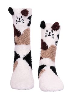 PRICES MAY VARY. NEW STYLE 3D CUTE ANIMAL DESIGN - Women Fuzzy Slipper Socks designed with 3D cute animal face and you will absolutely love these Warm Winter Socks at the first sight. Be Comfortable all day in these beautiful women's fashion fluffy socks. SUPER SOFT WARM SOCKS - Womens fuzzy socks are made with 98% Polyester, 2% Spandex material. It is super soft and fluffy relaxing feel which is gentle for your skin. You can wear these soft plush sleeping socks when you go to bed or at home, it Warm Winter Socks, Sleeping Socks, Winter Gift Ideas, Home Animal, Socks Womens, Fluffy Socks, Soft Slippers, Winter Slippers, Stocking Gifts