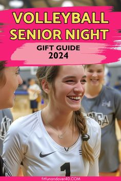 the volleyball senior night gift guide is available for purchase at this store, and it's free to use