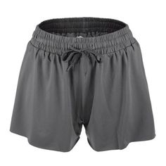 Item Function: 1. Women athletic running shorts with a wide elastic waistband that is stretchy and comfortable. 2. The pants are soft fabric for moisture absorption and ventilation takes care of your skin. 3. Flowy running shorts are perfect for athletic, gym, yoga, fitness, training, dance, tennis, biker, swim, board, cycling, and workout sports exercise activewear. 4. Your daily accessory, casual style. Durable, lightweight, and feels cool to the touch. 5. Suitable for spring and summer, a gre Comfortable Gym Activewear With Built-in Shorts, Relaxed Fit Go-dry Athletic Shorts For Yoga, Breathable High-waisted Athletic Shorts For Running, Stretch Bottoms With Drawstring For Training, Stretch Drawstring Bottoms For Training, Sporty Solid Color Pajama Shorts With Relaxed Fit, Sportswear Athletic Shorts With Short Leg, Sporty Solid Color Relaxed Fit Pajama Shorts, Solid Color Sportswear Athletic Shorts