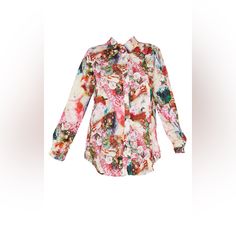 Nwt Pretty Little Thing Rose Femme Renaissance Oversized Shirt | Size: 8 | Color: Rose Add Some Bold Prints Into Your Weekend Wardrobe With This Killer Shirt Doll. Featuring A Rose Renaissance Print Material, Button-Up Fastenings And An Oversized Fit, We Love This Teamed With The Matching Bottoms And A Pair Of Strappy Heels For A Weekend Worthy Look. Open To Offers! Check Out My Other Listings To Bundle And Save! Oversized Floral Print Button-up Blouse, Pink Floral Print Relaxed Fit Shirt, Pink Floral Print Shirt For Daywear, Casual Rose Print Summer Shirt, Casual Rose Print Shirt For Summer, Feminine Pink Floral Print Shirt, Oversized Floral Print Top For Daywear, Oversized Printed Pink Tops, Oversized Feminine Pink Top