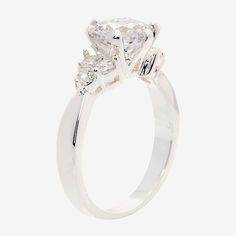 Ring Style: Engagement RingsFeatures: Nickel Free, In A Gift BoxShape: RoundStone Cut: RoundStone Millimeter Measurement: 3.5 Mm Width, 3.5 Mm LengthMetal Color: Silver ToneBand Width: 3mmCare: Wipe CleanStone Type: 7 Cubic ZirconiaMetal: Pure Silver Over BrassCountry of Origin: Imported Princess Cut Jewelry With Side Stones As Gift, Princess Cut Jewelry With Side Stones For Gift, Fine Jewelry Rings With Side Stones As Gift, Princess Cut Promise Ring With Side Stones, Cubic Zirconia Promise Ring With Side Stones, Princess Cut Rings With Side Stones For Promise, Promise Rings With Side Stones In Cubic Zirconia, Princess Cut Rings With Side Stones As A Gift, Promise Ring With Side Stones