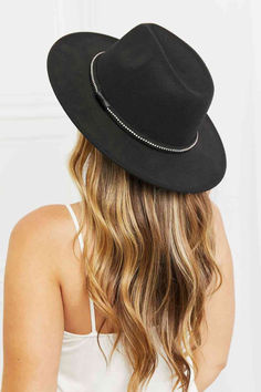 Fame Bring It Back Fedora Hat Fedora Pattern, Black Fedora Hat, Black Fedora, Flat Brim Hat, Bring It Back, Affordable Jewelry, Bring It, Brim Hat, Fedora Hat