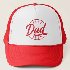 Modern Best Dad Ever Typography Trucker Hat | Zazzle.com Father's Day Dad Hat With Letter Print, Curved Bill Trucker Hat With Letter Print As Gift, Father's Day Hats With Letter Print, Letter Print Trucker Hat As Gift, Father's Day Gift Hats With Letter Print, Letter Print Hat For Father's Day Gift, Letter Print Trucker Cap As Gift, Letter Print Snapback Trucker Hat For Gift, Letter Print Snapback Trucker Hat