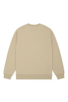 Classic Crewneck - Teddy Fresh Casual Crew Sweater With Ribbed Waistband, Casual Crew Neck Sweater With Ribbed Waistband, Cotton Crew Sweats With Ribbed Cuffs, Cotton Sweats With Ribbed Cuffs And Crew Neck, Casual Crew Sweatshirt With Ribbed Waistband, Relaxed Fit Crew Sweats With Ribbed Collar, Beige Crew Sweatshirt With Ribbed Cuffs, Fleece Sweatshirt With Ribbed Crew Neck, Beige Crew Neck Sweater With Relaxed Fit