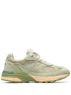 the new balance 997 sneaker in light green