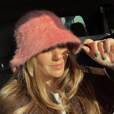 Brand New Wuth Tags Pink Fuzzy Bucket Hat. Super Flattering, Stylish, And Cool. Fuzzy Hat, Fuzzy Bucket Hat, Y2k Pink, Bucket Hat, Pink Ladies, Women Accessories, Brand New, Tags, Hats