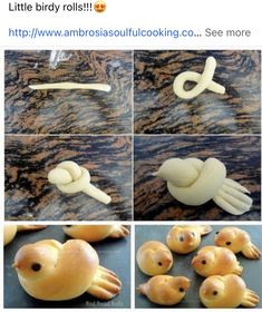 some food that is being made to look like animals