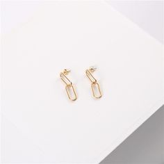 No piercing? No problem. Allergic to all metals? We got you. Introducing our newest line of clip on earrings, that will work for all types of skin types and hole-less lobes. Description: Clip-on piece has our resin, bendable piece to fit around your earlobe Metal: 18K Gold PVD Stainless Steel Size: 15mm Weight: 2g Gold Minimalist Metal Clip-on Earrings, Trendy Gold Hypoallergenic Clip-on Earrings, Trendy Gold Metal Piercings, Minimalist Metal Clip-on Jewelry, Minimalist Nickel-free Metal Clip-on Earrings, Gold Safety Pin Earrings For Everyday, Trendy Gold Ear Wire Piercings, Minimalist Single Link Earring, Trendy Everyday Paperclip Earrings