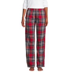 Brushed inside and out for supreme softness, these women's Lands' End flannel pajama pants are a nighttime must-have.Click on this INTIMATES & SLEEPWEAR Guide to find the perfect fit and more! 2 pockets Flannel constructionFIT & SIZING Reg: 31-in. inseam Tall: 33-in. inseam Functional drawstring waistbandFABRIC & CARE Cotton Machine wash Imported Size: X Large. Color: Heritage Red Plaid. Gender: female. Age Group: adult. Plaid Relaxed Fit Sleepwear, Plaid Sleepwear For Pajama Party In Fall, Plaid Sleepwear With Relaxed Fit Long Pants, Plaid Relaxed Fit Sleepwear For Fall, Relaxed Fit Plaid Sleepwear For Fall, Plaid Sleepwear Pants For Pajama Party, Fall Cotton Sleep Bottoms, Cotton Sleep Pants For Fall, Casual Winter Bedtime Bottoms