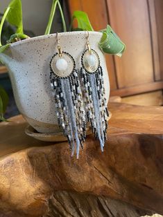 Larimar Beaded Earrings - Etsy Spain Grass Valley, Nov 2, Earrings Etsy, Handmade Earrings, Beaded Earrings, Etsy Earrings, Dangle Drop Earrings, Spain, Ships