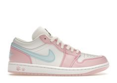 Jordan 1 Low SE Paw Print Pink Foam (Women's) Cute Jordans, Rave Shoes, Custom Sneakers Diy, Pink Nike Shoes, Shoes For School, Preppy Shoes, Pretty Shoes Sneakers, Cute Nike Shoes, Cute Sneakers