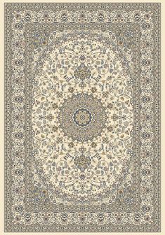 Dynamic Rugs Ancient Garden 57119 Ivory Area Rug main image Ancient Garden, Teal Carpet, Dynamic Rugs, Persian Pattern, Rug Direct, Ivory Area Rug, Ivory Rug, Carpet Runner, Persian Carpet