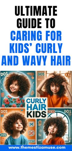 Ai image of kids with curly hair. Kids With Curly Hair, S Curls, Curly Hair Dos, S Curl, Dos And Don'ts, Make Hair