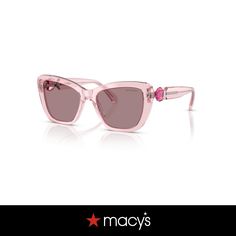 in stock Elegant Clear Sunglasses For Evening Wear, Elegant Clear Sunglasses For Evening, Designer Clear Sunglasses For Party, Designer Clear Sunglasses For Evening, Pink Rimless Polarized Sunglasses, Elegant Pink Acetate Sunglasses, Luxury Pink Glass Sunglasses, Pink Anti-reflective Shield Sunglasses, Luxury Pink Anti-reflective Shield Sunglasses