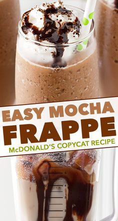 an easy mocha frappe recipe in a blender