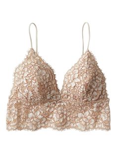 Cosabella | Pret a Porter Bralette | Banana Republic Lace Camisole Bra With Removable Pads, Lace Camisole Bra With Lace Trim, Chic Camisole With Removable Bra Pads, Feminine Camisole Bra With Delicate Straps, Feminine Camisole Style Bra With Delicate Straps, Elegant Triangle Top Bra With Delicate Straps, Party Cami Bra With Built-in Support, Lace Camisole With Removable Bra Pads, Lace Camisole Bra With Delicate Straps