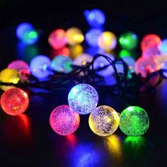 multicolored christmas lights on a table