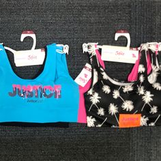 4 New Justice Brand So-Soft Sport Bras In Girls Size 30. These Comfy Bras Are Made Of A Nylon And Spandex Blended Fabric And Have Removable Pads. These Cute Bras Are New And Unworn From A Smoke Free, Pet Free Home. Justice Backpacks, Comfy Bras, Sport Bras, Comfy Bra, Boho Romper, Purple Backpack, Cute Bras, Longline Bra, Black Sports Bra