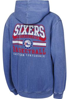 Those cold nights at the game won't keep your little Philadelphia fan from cheering on the team in Philadelphia 76ers Long Sleeve Hoodie! Give them this Philadelphia 76ers Youth Blue Cross Fade Hooded Sweatshirt to keep warm in the stands. This 76ers Long Sleeve Hoodie features a garment washed distressed screen print team graphic. Cotton poly fleece, 2x2 Rib Knit hem and cuff, Distressed softhand screen print, Ombre garment washed hoodie, Screen print graphic center chest and back, Perfect for any young sports fan!, Import, Domestic Cross Faded, Washed Hoodie, New York City Fc, Jersey Hat, Blue Cross, Cold Nights, Philadelphia 76ers, Print Graphic, Sports Fan