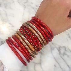 BuDhaGirl Crimson Medium All Weather Bangles Intentions For The Day, Grandpa Birthday Gifts, Sorry Gifts, Distance Relationship Gifts, Miss You Gifts, Long Distance Relationship Gifts, Womens Cuff Bracelets, Relationship Gifts, Carthage