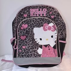 New Packpack With Tags. ~H16"Xw13". Jungle Print Hello Kitty Backpack Made By Sanrio In 201 . K59799-Jx-040714 Pink Hello Kitty Print Casual Backpack, Playful Hello Kitty Print Backpack For Travel, Print Hello Kitty, Pink Hello Kitty Print Backpack, Kawaii Hello Kitty Print Backpack, Hello Kitty Print Travel Backpack, Hello Kitty Backpack, Sanrio Bags, Kitty Backpack