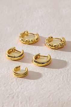 Add a touch of elegance with the Gold-Tone Hoop Earring Set. These classic hoops feature a sleek gold-tone finish, perfect for any occasion. Whether you’re dressing up or keeping it casual, this versatile set is a timeless addition to your jewelry collection. Product code: CAC01A4H001NN Features:  Material: 100%COPPER. Gold Jewelry Summer, Wishlist Board, Hoop Earring Set, Affordable Swimwear, Hoop Earring Sets, Dressing Up, Fit Check, Christmas Wishlist, Gold Hoop Earrings