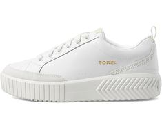 Women's SOREL ONA™ AVE Low Sneaker | Zappos.com Sporty Lace-up Platform Sneakers With Embossed Logo, Sporty Embossed Logo Lace-up Platform Sneakers, Sports Platform Sneakers With Embossed Logo, Sports Platform Sneakers With Embossed Logo And Round Toe, Casual Low-top Platform Sneakers With Embossed Logo, White Tennis Shoes, Sorel Womens, Low Sneakers, Metallic Leather